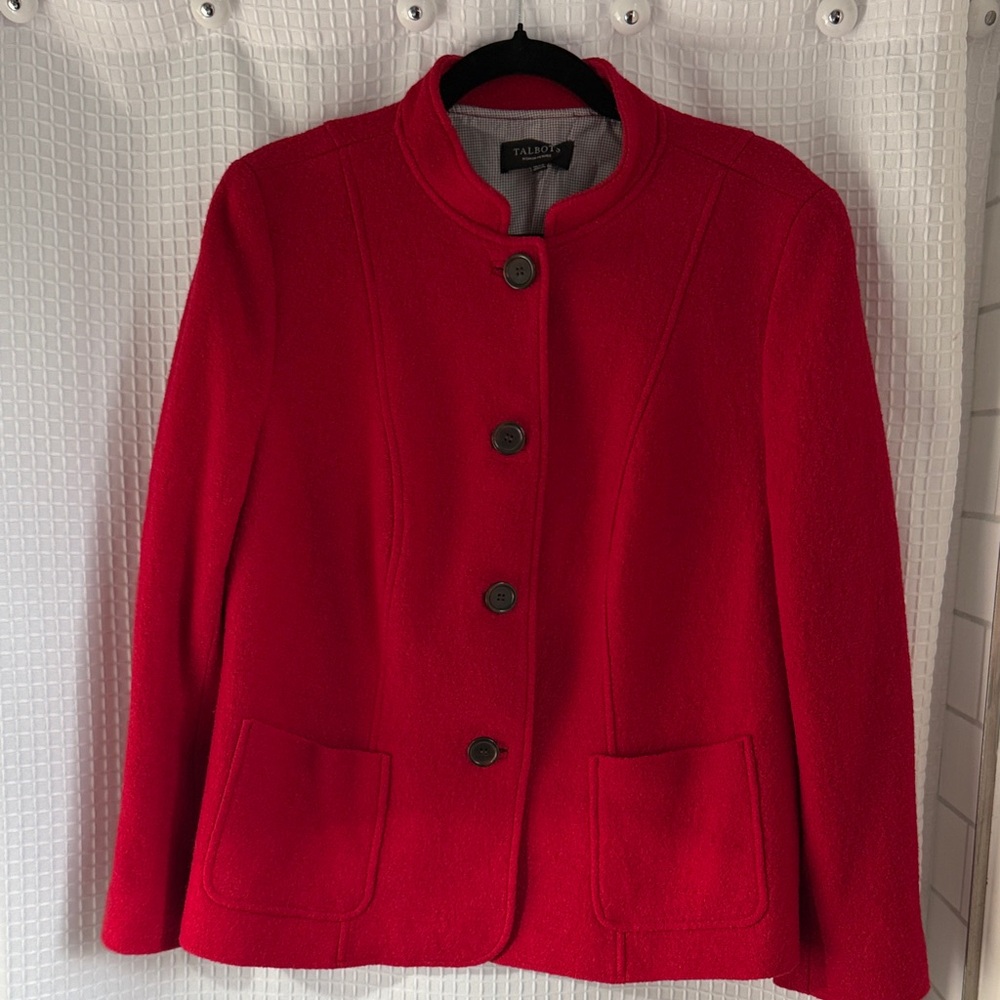 Talbots Bold Red Women's Blazer